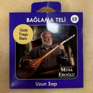 Musa Eroğlu gold traşlı bamlı uzun sap bağlama teli