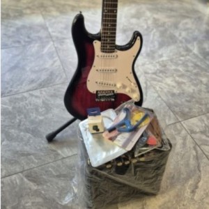 Elektro Gitar Seti – Amfili Full Başlangıç Paketi